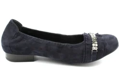 Semler Ballerinas blau F9010-Damen Ballerinas
