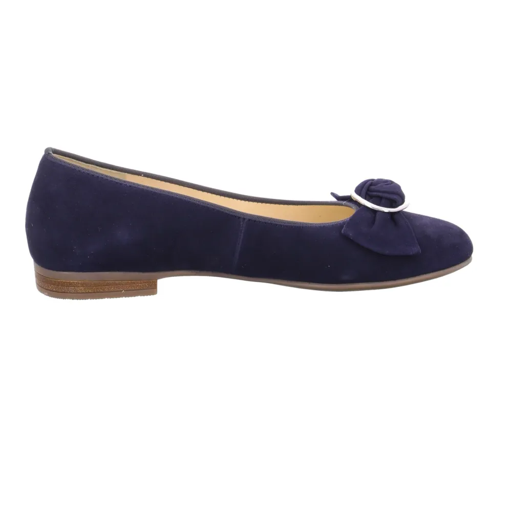 Ara Ballerinas blau Sardinia-Damen Ballerinas