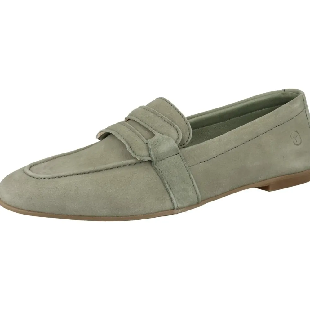 Tamaris Ballerinas grün-Damen Slipper