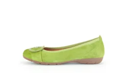 Gabor Ballerinas grün Fashion sportliche Ballerinas 44.1-Damen Ballerinas