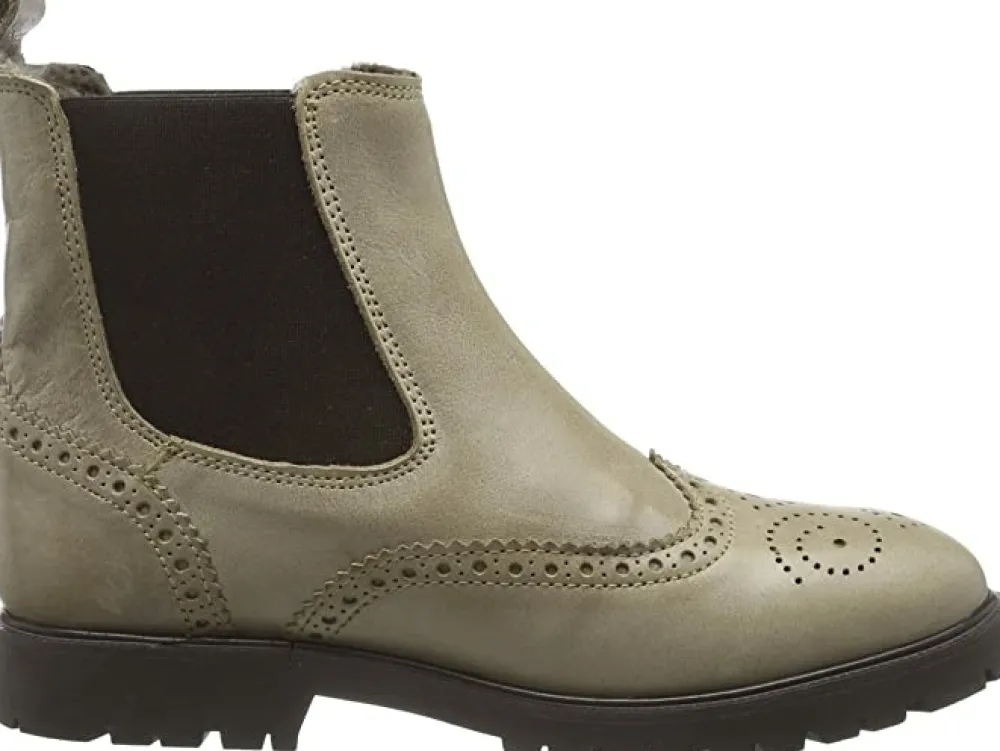 Clic! Chelsea Boot beige Montana Bambi-Damen Stiefel & Stiefeletten