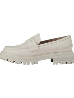 Paul Green Freizeit Schnürer beige-Damen Slipper