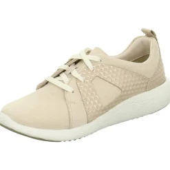 Clarks Freizeit Schnürer beige WOMENS-Damen Sneaker & Schnürer