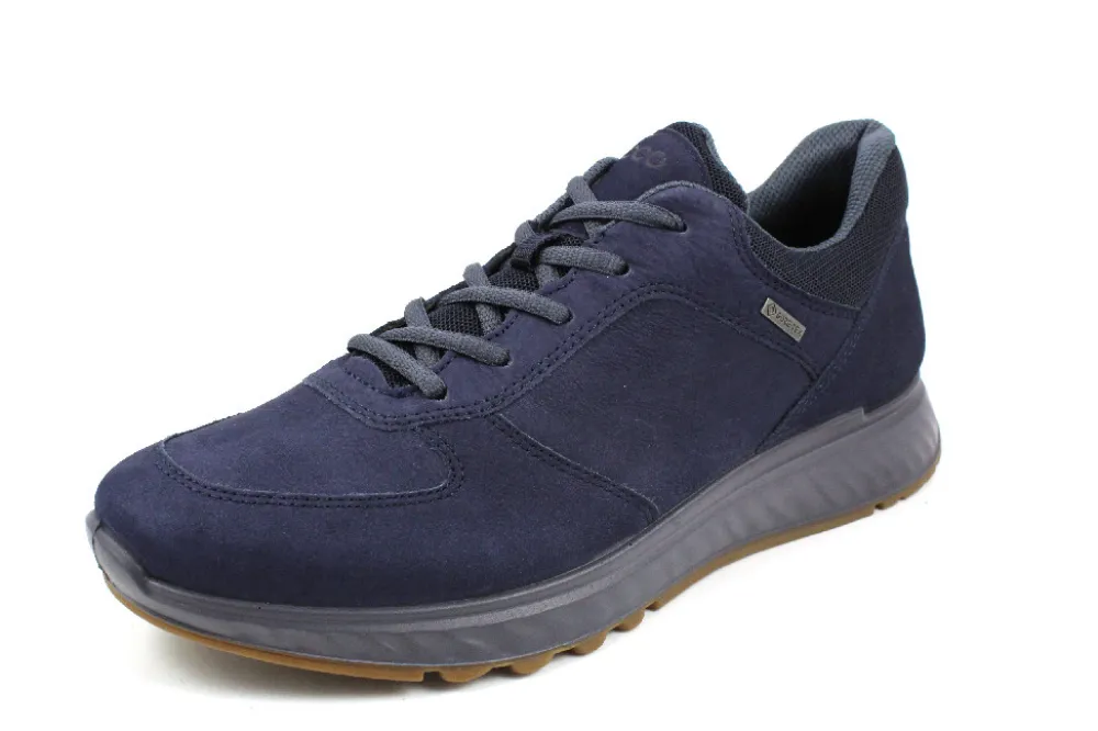 Ecco Freizeit Schnürer blau-Herren Sneaker & Schnürer
