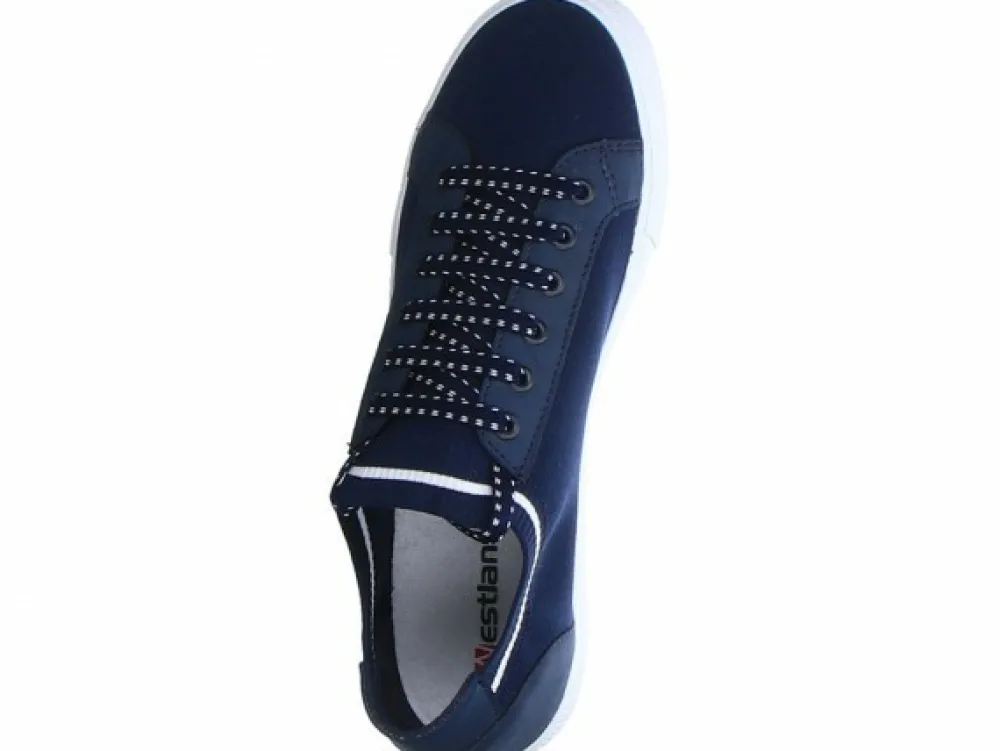 Westland Freizeit Schnürer blau-Damen Sneaker & Schnürer|Sneaker & Schnürer