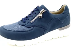 Waldläufer Freizeit Schnürer blau-Damen Sneaker & Schnürer
