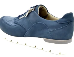 Waldläufer Freizeit Schnürer blau-Damen Sneaker & Schnürer