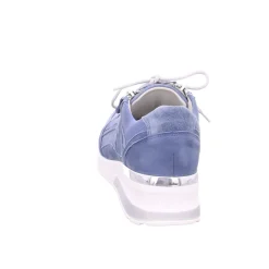 Waldläufer Freizeit Schnürer blau H-Clara-Damen Sneaker & Schnürer