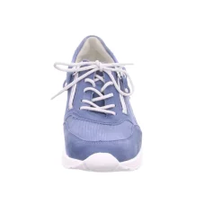 Waldläufer Freizeit Schnürer blau H-Clara-Damen Sneaker & Schnürer