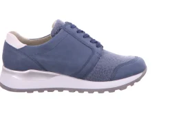 Waldläufer Freizeit Schnürer blau Hiroko-Damen Sneaker & Schnürer