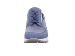 Waldläufer Freizeit Schnürer blau Hiroko-Damen Sneaker & Schnürer