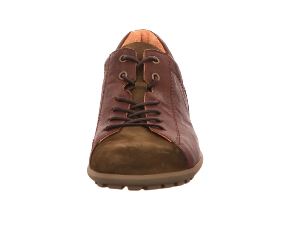 Think Freizeit Schnürer braun-Damen Stiefel & Stiefeletten