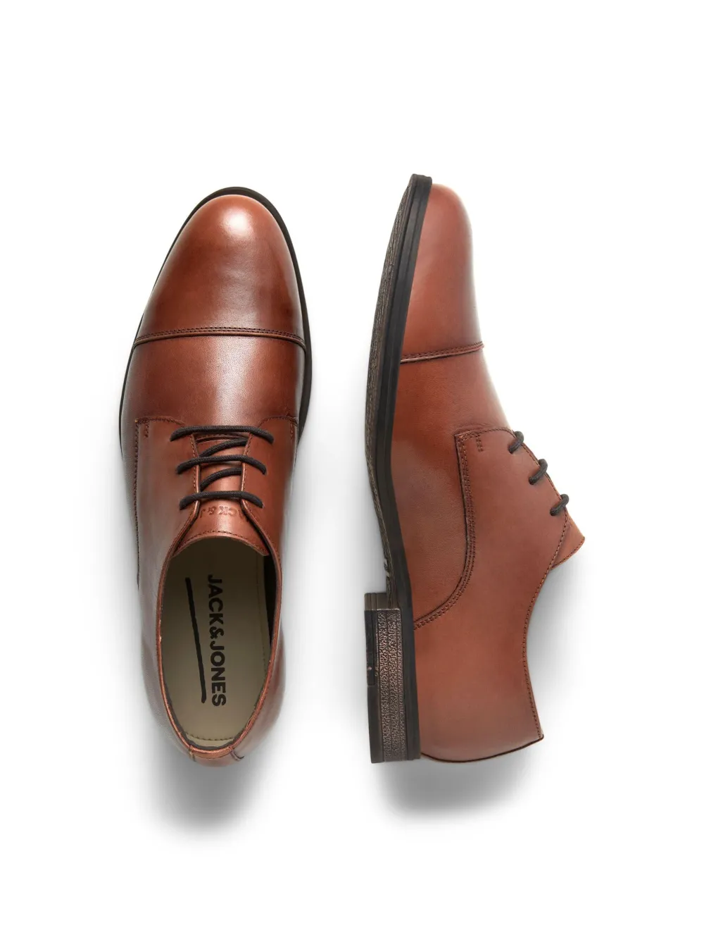 Jack & Jones Freizeit Schnürer braun JFWRAYMOND LEATHER NOOS-Herren Sneaker & Schnürer