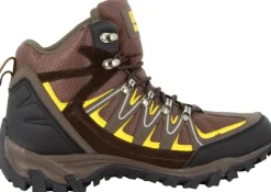 GUGGEN Mountain Freizeit Schnürer braun Wanderschuh von-Herren Wandern & Trekking