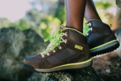 GUGGEN Mountain Freizeit Schnürer braun Wanderschuh von-Herren Wandern & Trekking