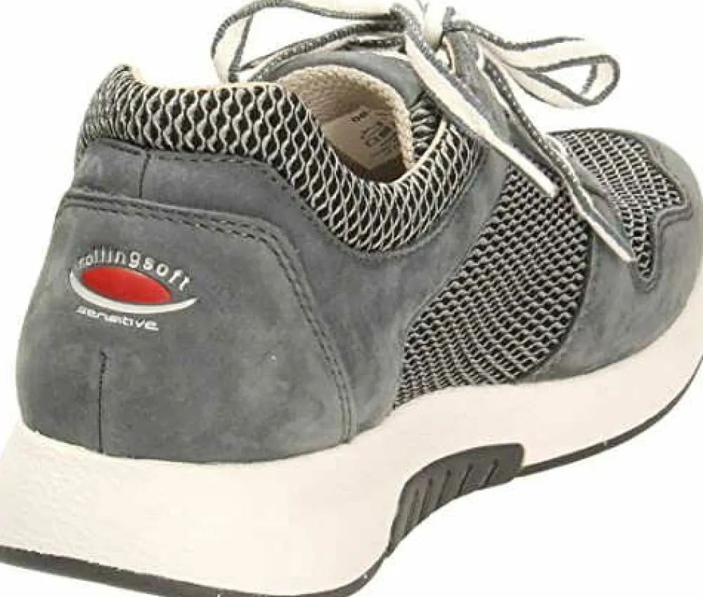 Gabor Freizeit Schnürer grau-Damen Sneaker & Schnürer