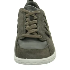 Geox Freizeit Schnürer grau charcoal/black-Herren Sneaker & Schnürer