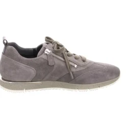 Gabor Freizeit Schnürer grau DREAMVELOUR wallaby-Damen Sneaker & Schnürer
