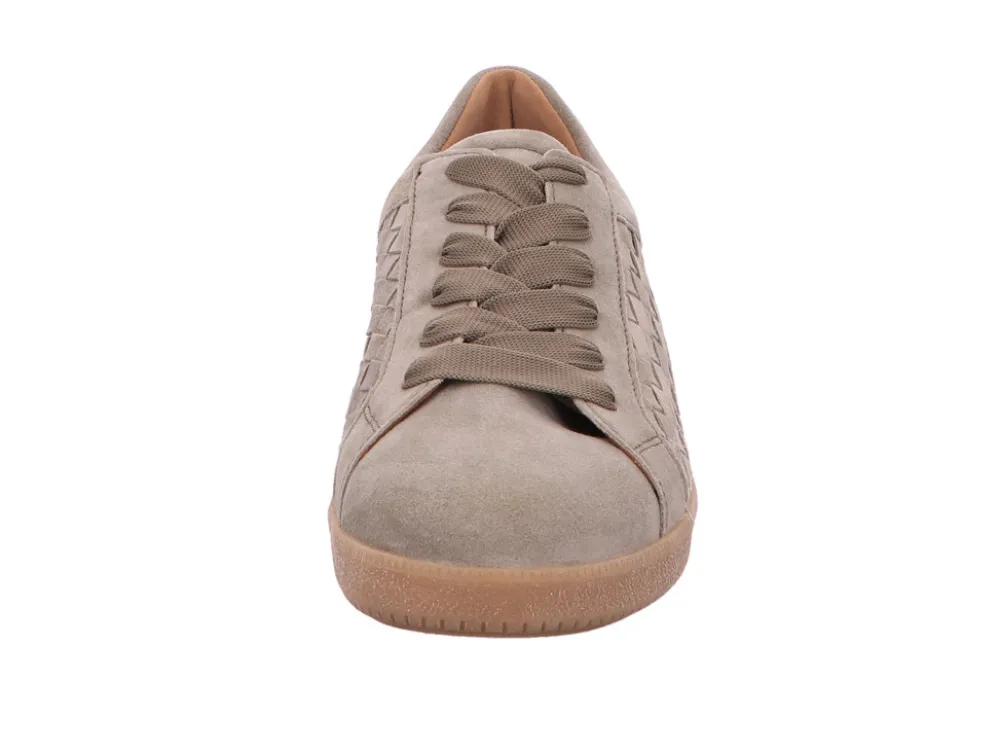 Gabor Freizeit Schnürer grün DREAMVELOUR salvia-Damen Sneaker & Schnürer