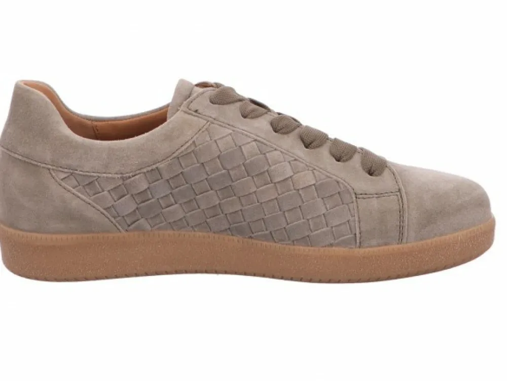 Gabor Freizeit Schnürer grün DREAMVELOUR salvia-Damen Sneaker & Schnürer