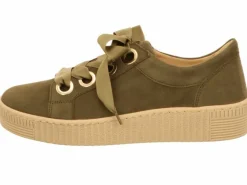 Gabor Freizeit Schnürer khaki-Damen Sneaker & Schnürer