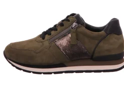 Gabor Freizeit Schnürer khaki 76.364-Damen Sneaker & Schnürer