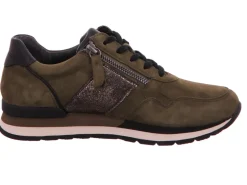 Gabor Freizeit Schnürer khaki 76.364-Damen Sneaker & Schnürer