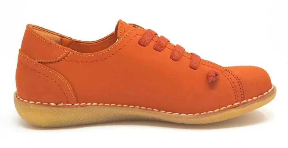 Jungla Freizeit Schnürer orange-Damen Sneaker & Schnürer