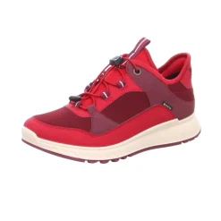 Ecco Freizeit Schnürer rot EXOSTRIDE W-Damen Sneaker & Schnürer