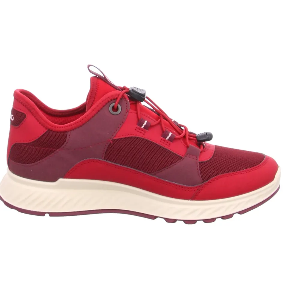 Ecco Freizeit Schnürer rot EXOSTRIDE W-Damen Sneaker & Schnürer