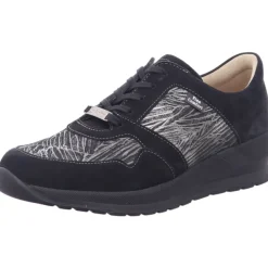 Finn Comfort Freizeit Schnürer schwarz-Damen Sneaker & Schnürer