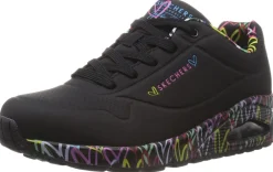 Skechers Freizeit Schnürer schwarz-Damen Sneaker & Schnürer