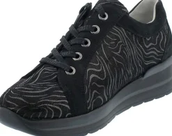 Waldläufer Freizeit Schnürer schwarz-Damen Sneaker & Schnürer