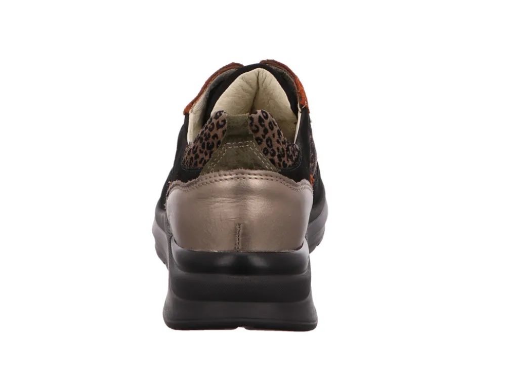 Waldläufer Freizeit Schnürer schwarz-Damen Sneaker & Schnürer