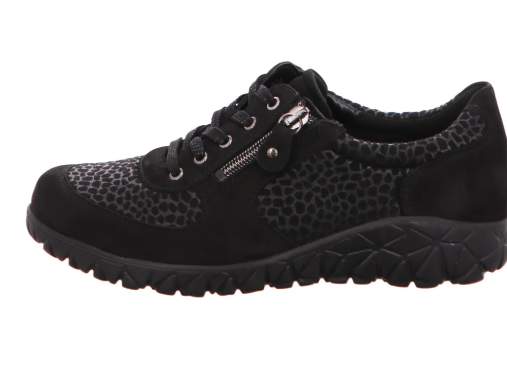 Waldläufer Freizeit Schnürer schwarz-Damen Sneaker & Schnürer