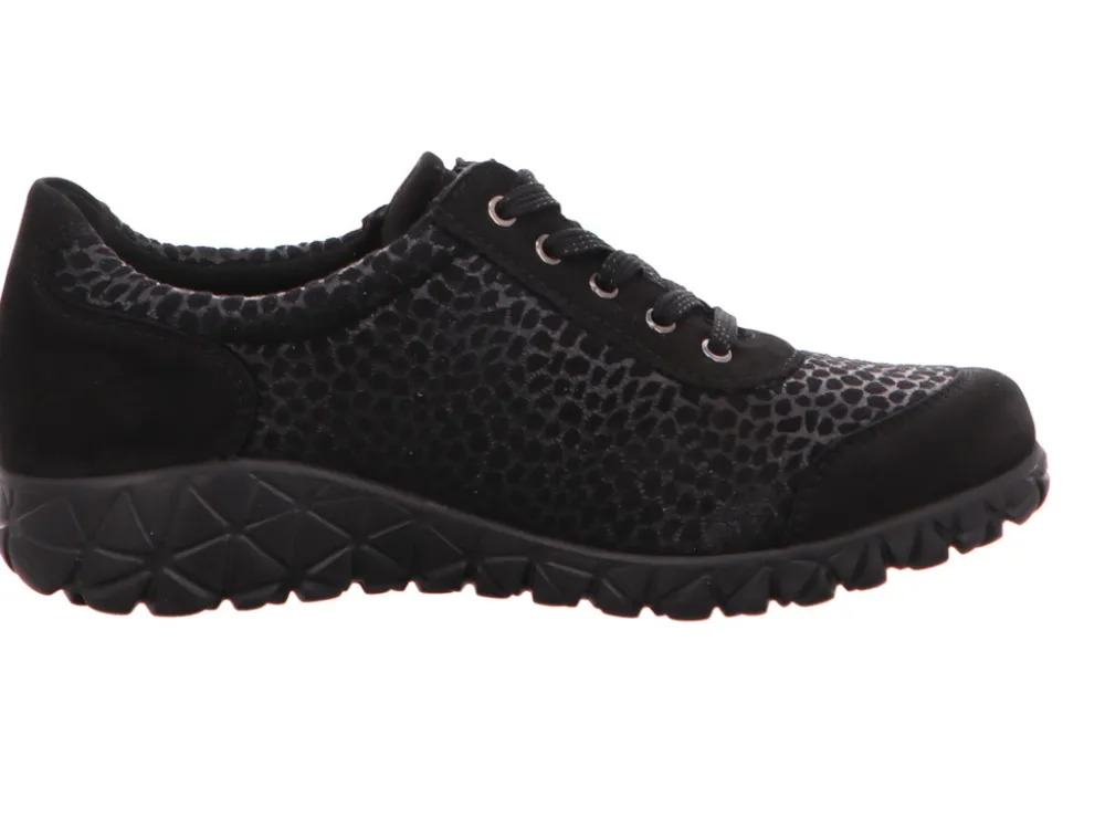Waldläufer Freizeit Schnürer schwarz-Damen Sneaker & Schnürer