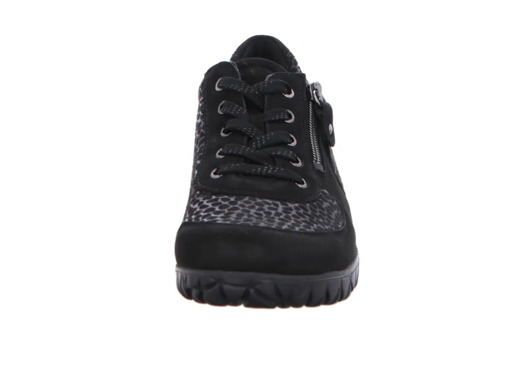 Waldläufer Freizeit Schnürer schwarz-Damen Sneaker & Schnürer