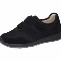 Varomed Freizeit Schnürer schwarz-Damen Slipper