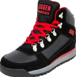 GUGGEN Mountain Freizeit Schnürer schwarz Wanderschuh von-Herren Wandern & Trekking