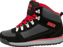 GUGGEN Mountain Freizeit Schnürer schwarz Wanderschuh von-Herren Wandern & Trekking