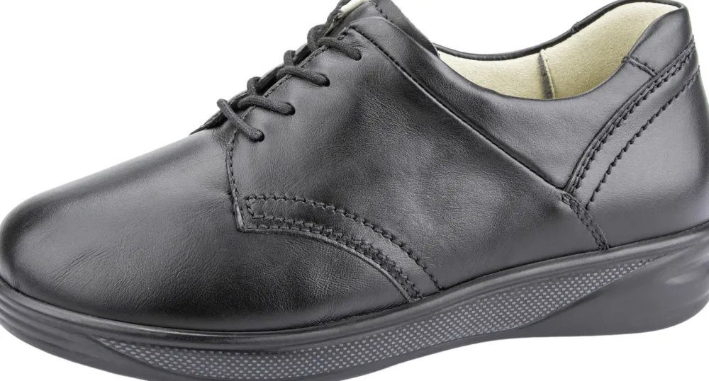 Waldläufer Freizeit Schnürer schwarz 392001 186-001-Damen Sneaker & Schnürer