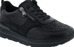 Waldläufer Freizeit Schnürer schwarz M-Sarah-Damen Sneaker & Schnürer