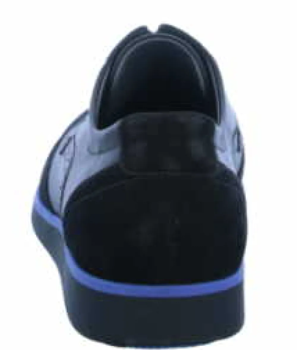 Waldläufer Freizeit Schnürer schwarz Helvin schwarz/blau-Herren Sneaker & Schnürer