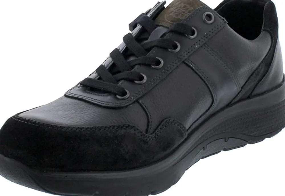 Mephisto Freizeit Schnürer schwarz Amory black 3600-Herren Sneaker & Schnürer