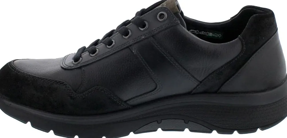 Mephisto Freizeit Schnürer schwarz Amory black 3600-Herren Sneaker & Schnürer