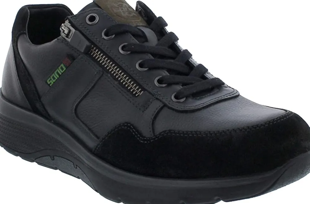 Mephisto Freizeit Schnürer schwarz Amory black 3600-Herren Sneaker & Schnürer