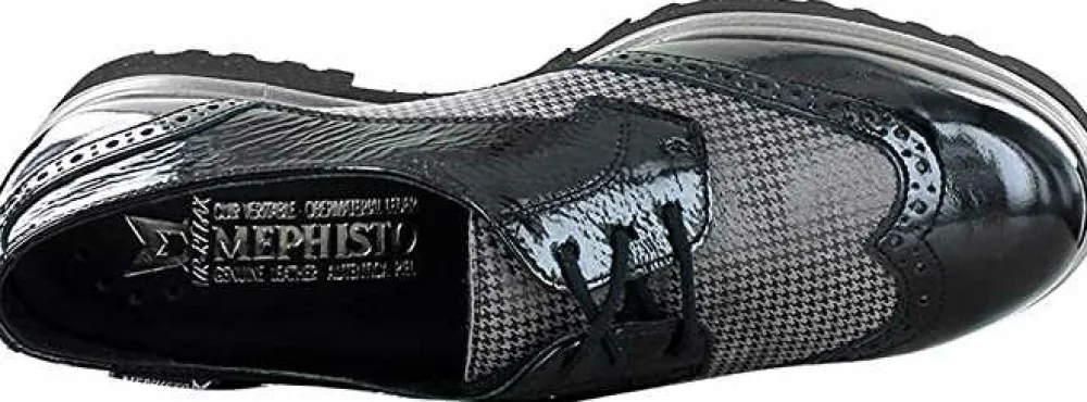 Mephisto Freizeit Schnürer schwarz 1014 33552-Damen Sneaker & Schnürer