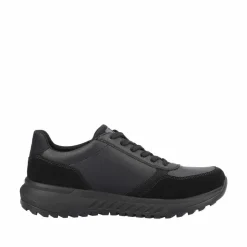 Rieker Freizeit Schnürer schwarz U0101 00 Herren Sneaker Schwarz-Herren Sneaker & Schnürer