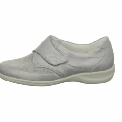 Waldläufer Freizeit Schnürer taupe M54306-Damen Slipper