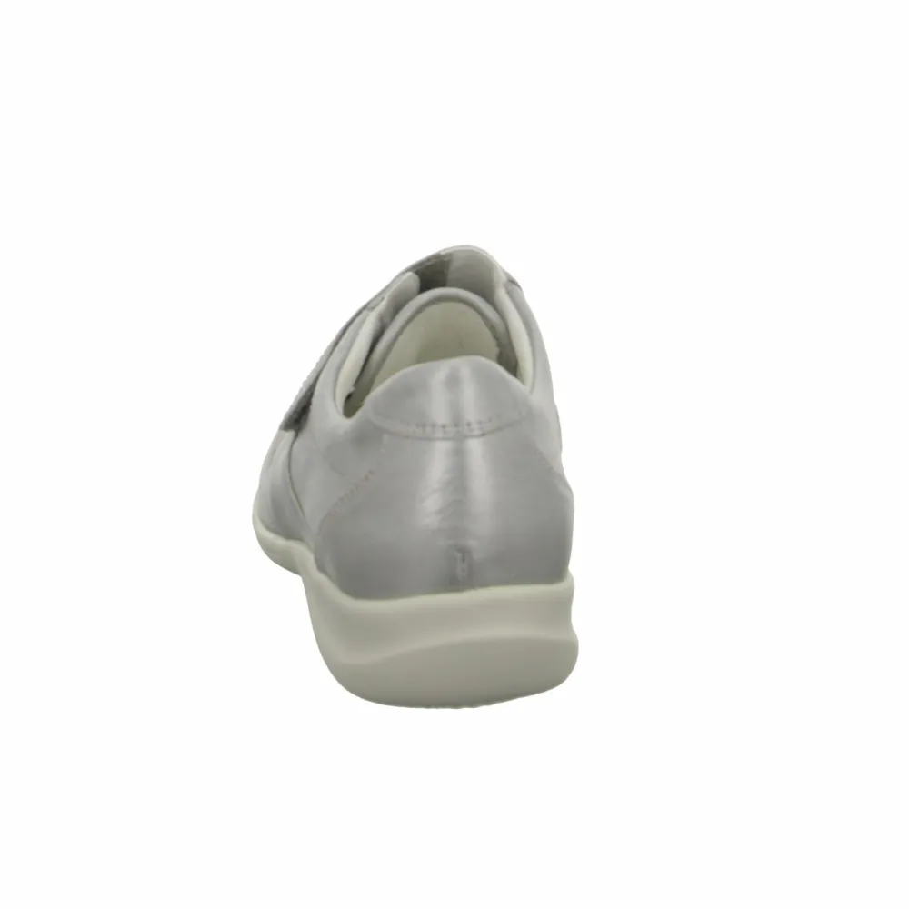 Waldläufer Freizeit Schnürer taupe M54306-Damen Slipper